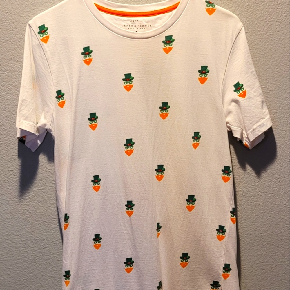 Denim & Flower Ricky Singh St. Patrick's Day T-Shirt (Size S)